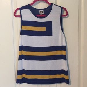Anne Klein sleeveless sweater